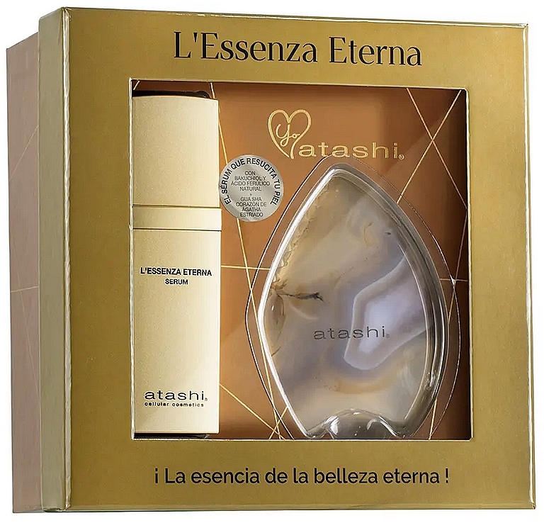 Set - Atashi l'Essenza Eterna Serum Anti-Aging Set (f/ser/30ml+massager) — photo N1