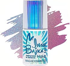 Fragrances, Perfumes, Cosmetics Hybrid Gel Polish - Maga Cosmetics Inna Bajka 3 Holo Gel Polish