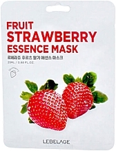 Strawberry Face Mask - Lebelage Fruit Strawberry Essence Mask — photo N1