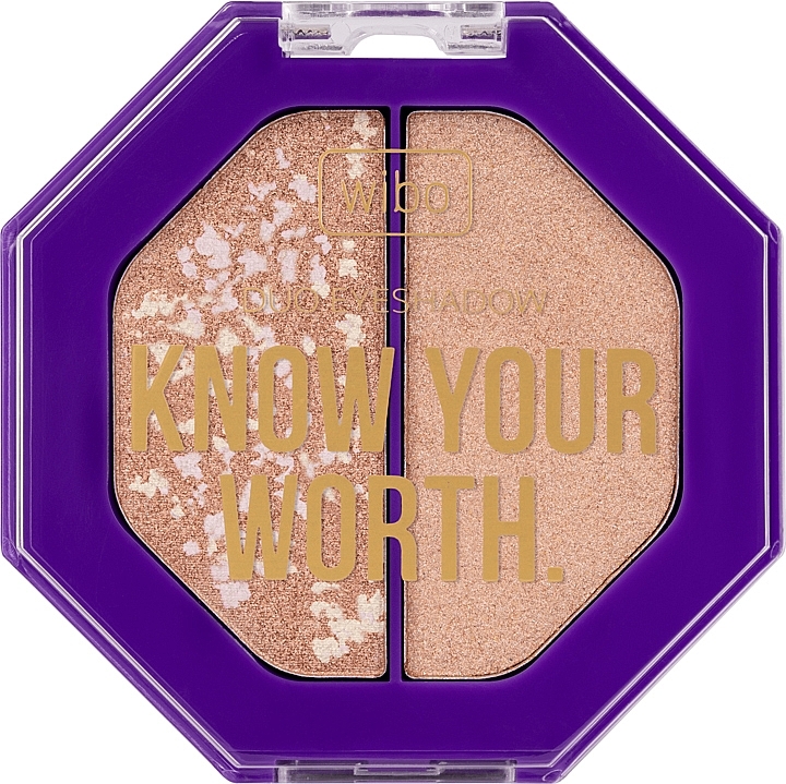 Eyeshadow - Wibo Cienie Know Your Worth. Duo Eyeshadow nr 2 — photo N1