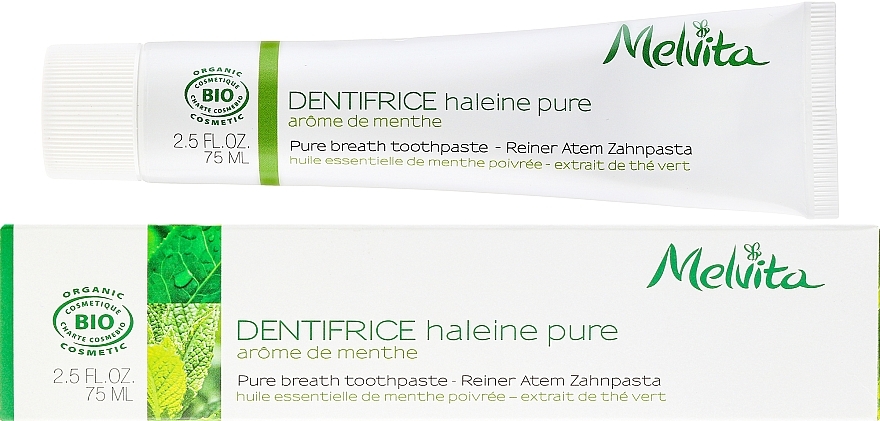 Toothpaste - Melvita Dentifrice Pure Breath Toothpaste — photo N1