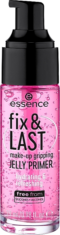 Face Gel Primer - Essence Fix & Last Make-Up Gripping Jelly Primer — photo N2