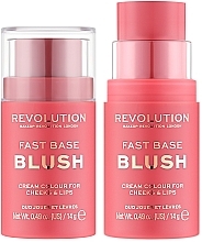 Fragrances, Perfumes, Cosmetics Blush - Makeup Revolution Fast Base Blush Stick