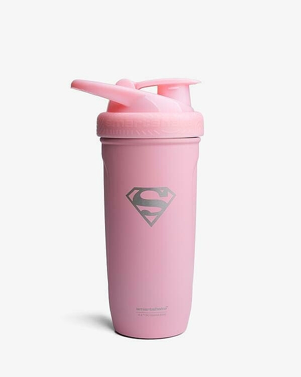 Shaker, 900 ml - SmartShake Reforce Stainless Steel DC Comics Supergirl — photo N3