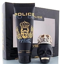 Fragrances, Perfumes, Cosmetics Police To Be The King - Set (edt/40ml + sh/gel/100ml)