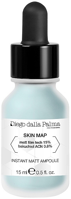 Mattifying Face Concentrate - Diego Dalla Palma Skin Map Instant Matt Ampoule — photo N2