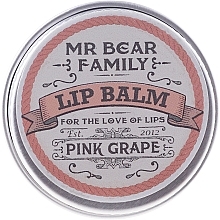 Fragrances, Perfumes, Cosmetics Lip Balm - Mr. Bear Family Lip Balm Pink Grape