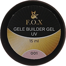 Fragrances, Perfumes, Cosmetics Builder Gel-Jelly - F.O.X Gele Builder Gel UV Pink 001