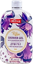 Fragrances, Perfumes, Cosmetics Shower Gel with Magnesium Salts - Milva Relax Shower Gel With Magnesium Salts