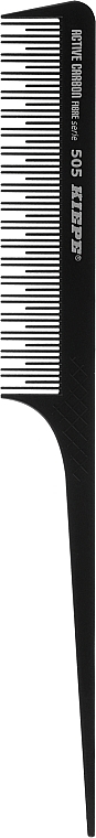 Carbon Tail Comb, 218 mm - Kiepe Active Carbon Fibre 505 — photo N2