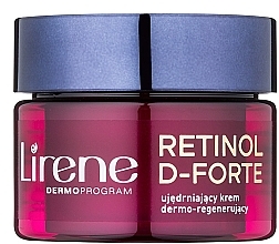 Fragrances, Perfumes, Cosmetics Night Rejuvenating Face Cream - Lirene Retinol D-Forte Firming and Regenerating Night Cream 60+