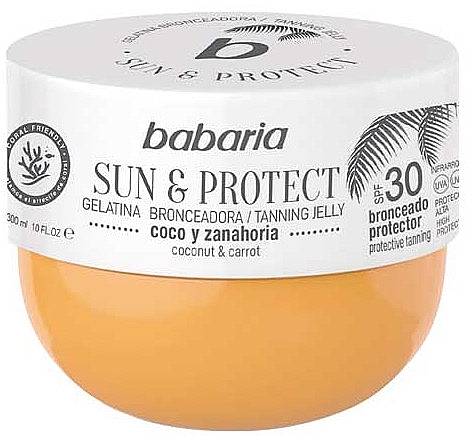 Tanning Jelly - Babaria Sun & Protect Tanning Jelly SPF30 — photo N1