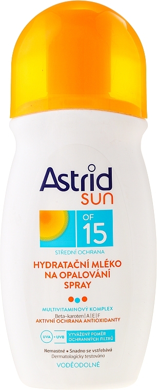 Moisturizing Milk in Spray - Astrid Sun Moisturizing Milk Spray SPF 15 — photo N1