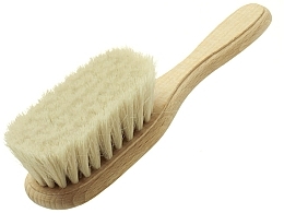 Kids Toothbrush with Goat Hair - Hydrea London Extra Soft Baby Brush With Soft Goats Hair Bristles — photo N1