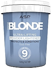 Bleaching Hair Powder - Affinage System Blonde Ultra-Lifting Powder Lightener — photo N1