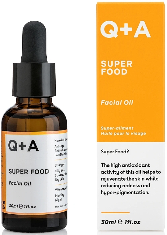 Facial Oil - Q+A Super Food Facial Oil — photo N4