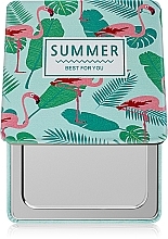 Cosmetic Mirror, "Summer Best fou You", mint with flamingo - SPL — photo N2