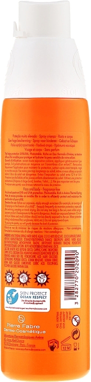 Kids Sunscreen Spray - Avene Eau Thermale Solar Spray Children SPF50 — photo N2