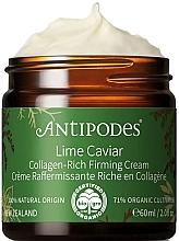 Fragrances, Perfumes, Cosmetics Firming Face Cream - Antipodes Lime Caviar Collagen-Rich Firming Cream