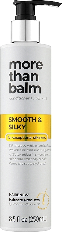 Laminating Ultra-Silk Conditioner - Hairenew Smooth & Silky Balm Hair — photo N2