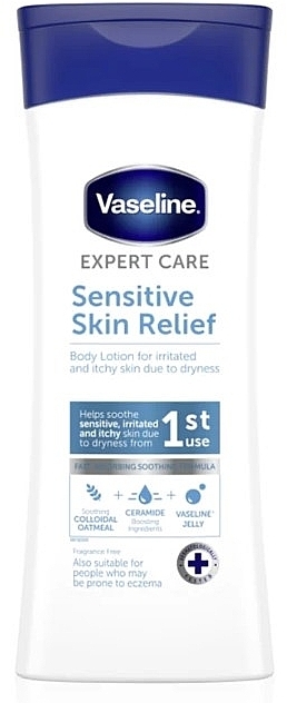 Moisturizing Body Lotion - Vaseline Sensitive Skin Relief — photo N1