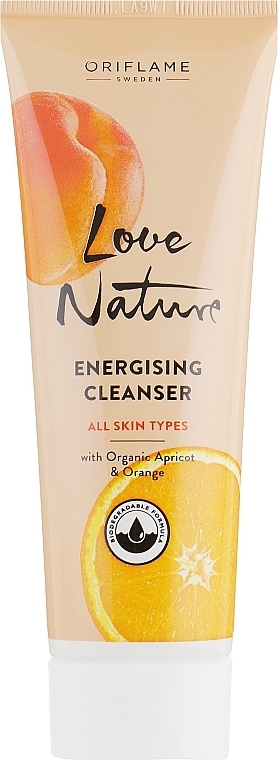 Facial Cleanser "Apricot and Orange" - Oriflame Love Nature Energising Cleanser — photo N1