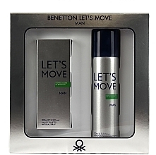 Fragrances, Perfumes, Cosmetics Benetton Let's Move - Set (edt/100ml + deo/150ml)