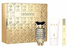 Paco Rabanne Fame - Set (edp/50ml+b/lot/75ml+edp/mini/10ml) — photo N1