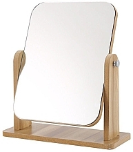 Wooden Rectangular Mirror on a Stand - Ecarla — photo N1