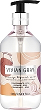 Fragrances, Perfumes, Cosmetics Hand Soap - Vivian Gray Luxury Liquid Soap Pomegranate & Rose