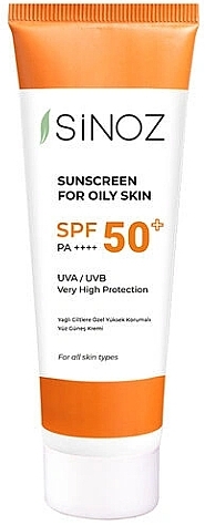 Sebum Balance Maintaining Face Sunscreen SPF 50+ - Sinoz Sunscreen for Oily Skin SPF 50+ — photo N1