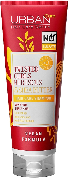 Hibiscus & Shea Butter Shampoo - Urban Pure Twisted Curls Hibiscus & Shea Butter — photo N1