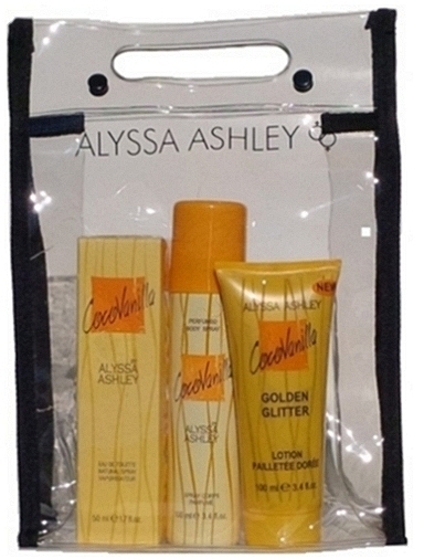 Alyssa Ashley Coco Vanilla - Set (edt/50ml + spray/100ml + b/lot/100ml) — photo N1