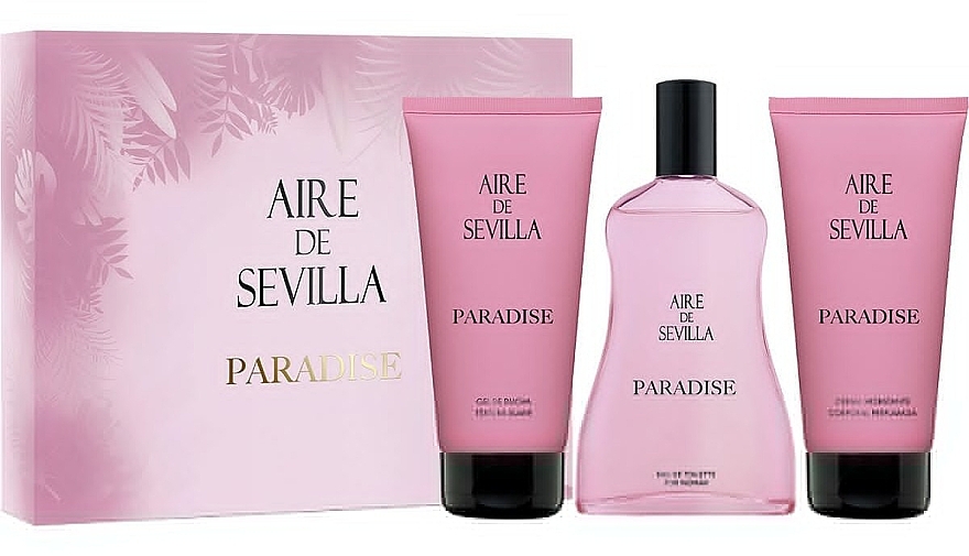 Instituto Espanol Aire de Sevilla Paradise - Set (edt/150 ml + b/cr/100 ml + sh/gel/100 ml) — photo N1