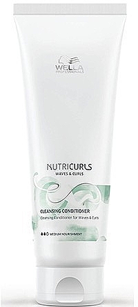 Curly Hair Conditioner - Wella Professionals Nutricurls Cleansing Conditioner for Waves and Curls (mini size) — photo N1