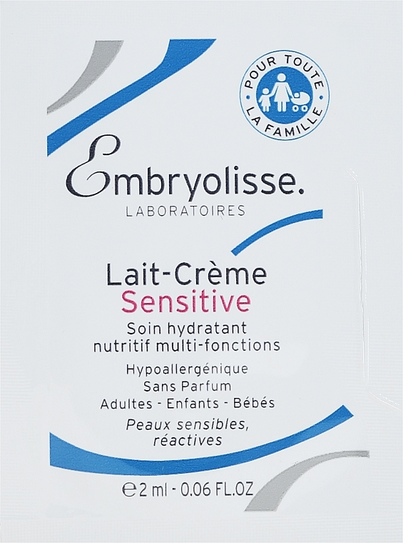 GIFT! Creamy-Milky Concentrate for Sensitive Skin - Embryolisse Laboratories Lait-Creme Sensitive Concentrada (sample) — photo N2