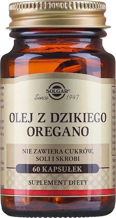 Dietary Supplement "Oregano Oil" - Solgar Health & Beauty Wild Oregano Oil — photo N1