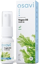 Fragrances, Perfumes, Cosmetics Dietary Supplement Spray "Vitamin D3" - Osavi Vegan D3 Oral Spray 1000 IU