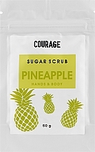 Fragrances, Perfumes, Cosmetics Pineapple Hand & Body Sugar Scrub - Courage Pineapple Hands & Body Sugar Scrub (doypack)