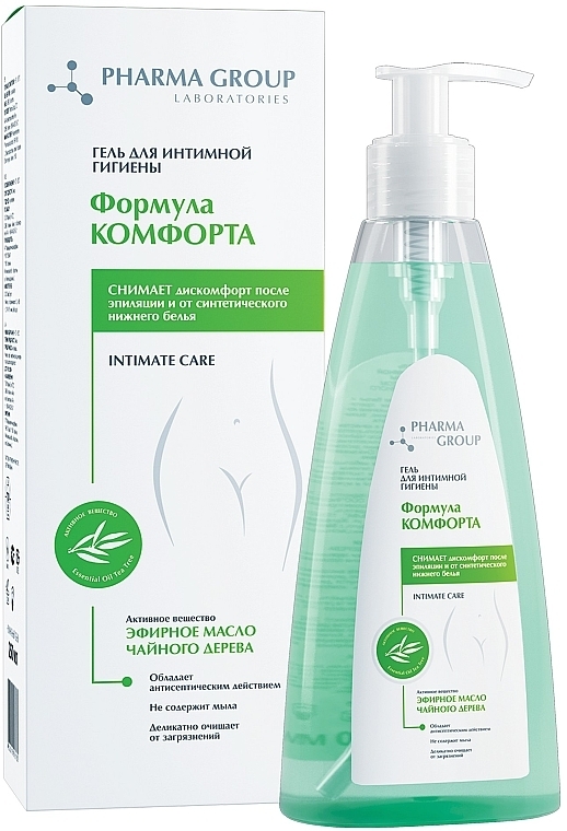 Intimate Wash Gel "Comfort Formula" - Pharma Group Intimate Care — photo N1