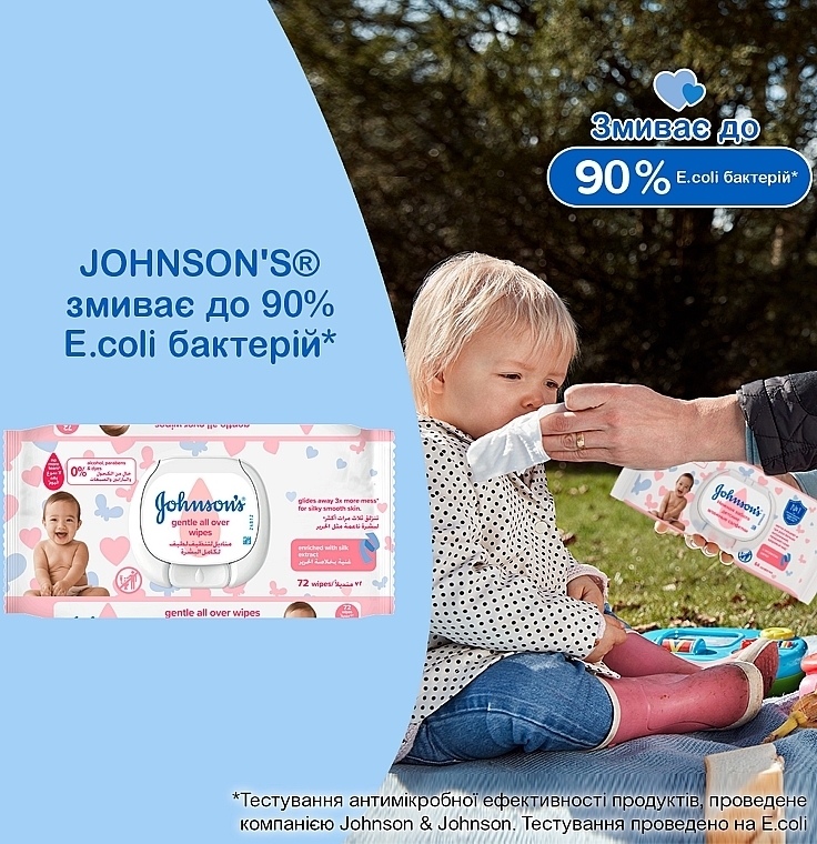 Wet Wipes - Johnson’s® Baby Gentle All Over Baby Wipes — photo N8