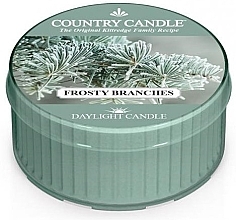 Fragrances, Perfumes, Cosmetics Tea Candle "Frosty Branches" - Country Candle Frosty Branches Daylight