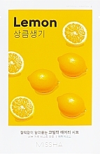 Lemon Extract Face Mask - Missha Airy Fit Lemon Sheet Mask — photo N1