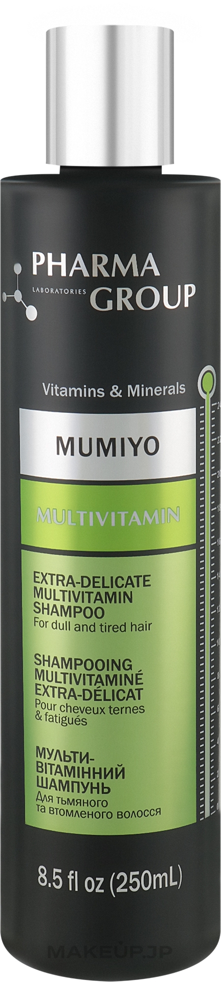 Shampoo 'Multivitamins + Moomiyo' - Pharma Group Laboratories Multivitamin + Moomiyo — photo 250 ml