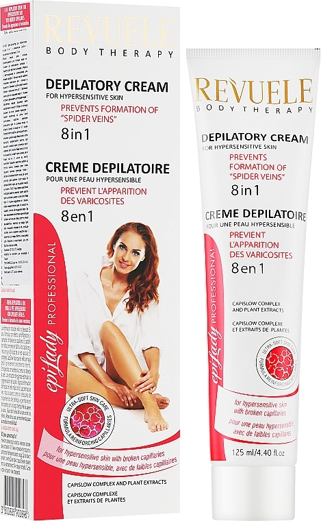 Depilatory Cream for Hypersensitive Skin - Revuele Depilatory Cream 8in1 For Hypersensitive Skin — photo N12