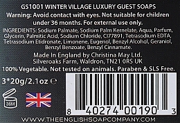 Merry Christmas Soap - The English Soap Company Winter Village Guest Soaps — photo N2