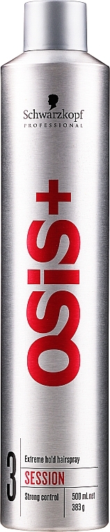 Extra Strong Hold Hair Spray - Schwarzkopf Professional Osis+ Session Extreme Hold Hairspray — photo N4