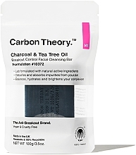 Cleansing Charcoal Soap for Problem Skin - Carbon Theory Facial Cleansing Bar — photo N1
