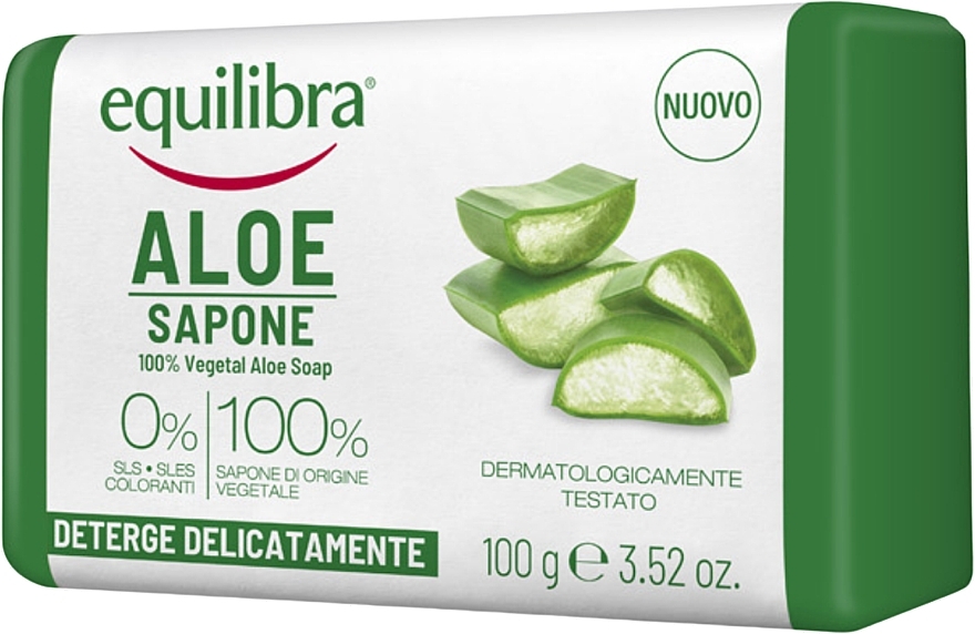 Natural Soap - Equilibra Aloe Line Natural Soap — photo N1