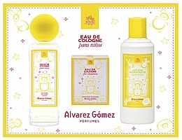 Fragrances, Perfumes, Cosmetics Alvarez Gomez Agua de Colonia Para Ninos - Set (edc/175ml + wipes/10pc + b/lot/300ml)